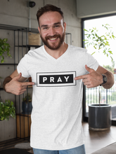 Load image into Gallery viewer, PRAY-MEN'S Fitted Cotton/Poly T-Shirt