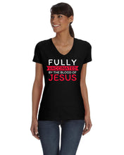 Load image into Gallery viewer, I’m Vaccinated-Ladies' 8.3 oz./lin. yd. HD Cotton V-Neck T-Shirt | L39VR