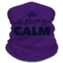 Load image into Gallery viewer, Keep Calm Neck Gaiter/Scarf - purple