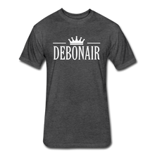 Load image into Gallery viewer, Men's Premium Fitted Cotton/Poly T-Shirt by Next Level - heather black