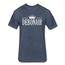 Load image into Gallery viewer, Men's Premium Fitted Cotton/Poly T-Shirt by Next Level - heather navy