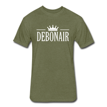 Load image into Gallery viewer, Men's Premium Fitted Cotton/Poly T-Shirt by Next Level - heather military green