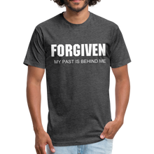 Load image into Gallery viewer, FORGIVEN- Men's Premium Fitted Cotton/Poly T-Shirt by Next Level - heather black