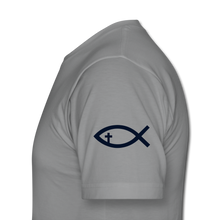 Load image into Gallery viewer, NO FEAR-Men's Premium Jersey T-Shirt - slate