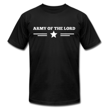 Load image into Gallery viewer, ARMY OF THE LORD-Unisex Jersey T-Shirt by Bella + Canvas - black