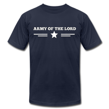 Load image into Gallery viewer, ARMY OF THE LORD-Unisex Jersey T-Shirt by Bella + Canvas - navy