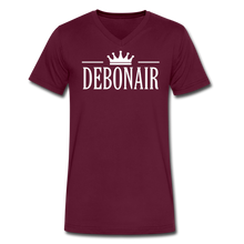 Load image into Gallery viewer, DEBONAIR -Men's Premium Fitted Cotton/Poly T-Shirt - maroon