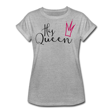 Load image into Gallery viewer, His Queen-Women's Relaxed Fit T-Shirt - heather gray