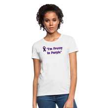 Load image into Gallery viewer, Pretty-Women's T-Shirt - white