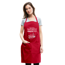 Load image into Gallery viewer, Kitchen Queen-Adjustable Apron - red