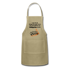 Load image into Gallery viewer, Kitchen Queen-Adjustable Apron - khaki