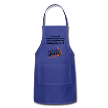 Load image into Gallery viewer, Kitchen Queen-Adjustable Apron - royal blue