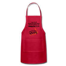 Load image into Gallery viewer, Kitchen Queen-Adjustable Apron - red