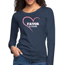 Load image into Gallery viewer, Favor-Women's Premium Long Sleeve T-Shirt - navy