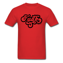 Load image into Gallery viewer, Faith retro-Unisex Classic T-Shirt - red