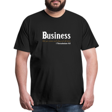 Load image into Gallery viewer, Business Men's Premium T-Shirt - black