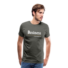 Load image into Gallery viewer, Business Men's Premium T-Shirt - asphalt gray