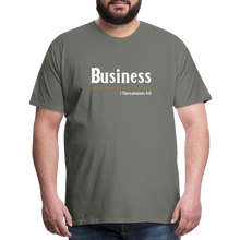 Load image into Gallery viewer, Business Men's Premium T-Shirt - asphalt gray