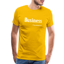 Load image into Gallery viewer, Business Men's Premium T-Shirt - sun yellow