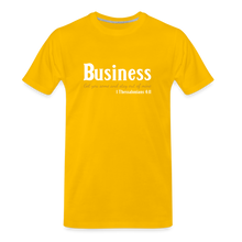 Load image into Gallery viewer, Business Men's Premium T-Shirt - sun yellow