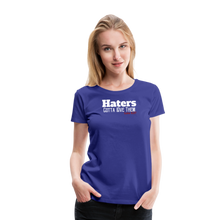 Load image into Gallery viewer, Haters Women’s Premium T-Shirt - royal blue