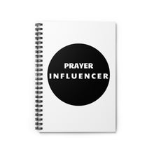 Load image into Gallery viewer, PRAYER INFLUENCER-Spiral Notebook - Ruled Line
