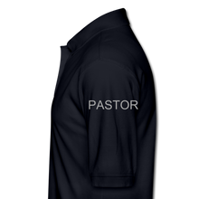 Load image into Gallery viewer, TEAM JESUS PASTOR-Men's Pique Polo Shirt - midnight navy

