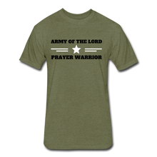 Load image into Gallery viewer, ARMY OF THE LORD-MEN'S PREMIUM Fitted Cotton/Poly T-Shirt by Next Level - heather military green
