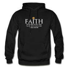 Load image into Gallery viewer, FAITH- Heavy Blend Adult Hoodie - black
