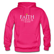 Load image into Gallery viewer, FAITH- Heavy Blend Adult Hoodie - fuchsia
