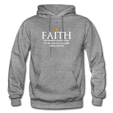 Load image into Gallery viewer, FAITH- Heavy Blend Adult Hoodie - graphite heather
