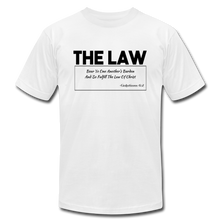 Load image into Gallery viewer, THE LAW-Unisex Jersey T-Shirt - white

