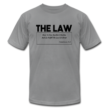 Load image into Gallery viewer, THE LAW-Unisex Jersey T-Shirt - slate
