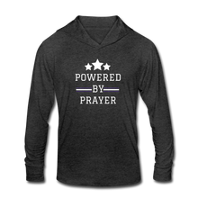 Load image into Gallery viewer, POWER-Unisex Tri-Blend Hoodie Shirt - heather black

