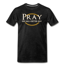 Load image into Gallery viewer, PRAY BIG &amp; TALL-Men's Premium T-Shirt - charcoal gray
