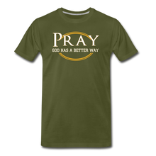Load image into Gallery viewer, PRAY BIG &amp; TALL-Men's Premium T-Shirt - olive green
