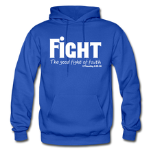 Load image into Gallery viewer, FIGHT-BIG &amp; TALL MEN'S Heavy Blend Adult Hoodie - royal blue
