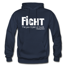 Load image into Gallery viewer, FIGHT-BIG &amp; TALL MEN'S Heavy Blend Adult Hoodie - navy
