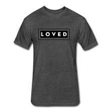 Load image into Gallery viewer, LOVED MEN'S-Fitted Cotton/Poly T-Shirt by Next Level - heather black

