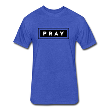 Load image into Gallery viewer, PRAY-MEN'S Fitted Cotton/Poly T-Shirt by Next Level - heather royal
