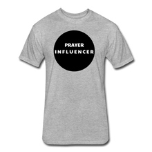 Load image into Gallery viewer, PRAYER INFLUENCER-MEN'S Fitted Cotton/Poly T-Shirt by Next Level - heather gray
