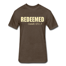 Load image into Gallery viewer, REDEEMED Men's Fitted Cotton/Poly T-Shirt - heather espresso
