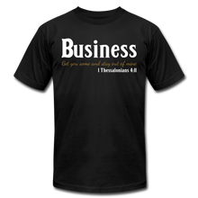 Load image into Gallery viewer, Business- Premium Unisex Jersey T-Shirt - black
