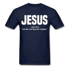 Load image into Gallery viewer, JESUS- Ultra Cotton Adult T-Shirt - navy
