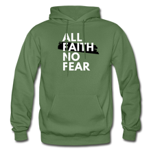 Load image into Gallery viewer, NO FEAR- Heavy Blend Adult Hoodie - military green
