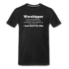 Load image into Gallery viewer, Worshipper-Men's Premium T-Shirt - black
