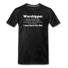 Load image into Gallery viewer, Worshipper-Men's Premium T-Shirt - charcoal gray
