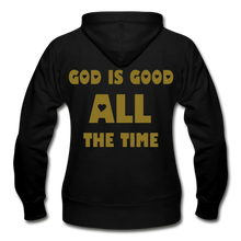 Load image into Gallery viewer, GOD IS GOOD- Heavy Blend Women's Zip Hoodie - black
