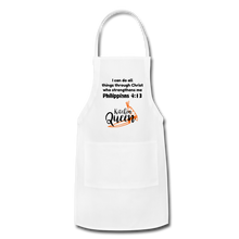 Load image into Gallery viewer, Kitchen Queen-Adjustable Apron - white
