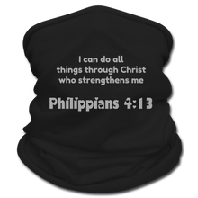 Load image into Gallery viewer, I can do all things...-Multifunctional Scarf | Tan’s Club - black
